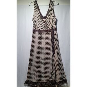 Johnathan Martin Summer Sleeveless Wrap Dress Women's Size‎ 16
